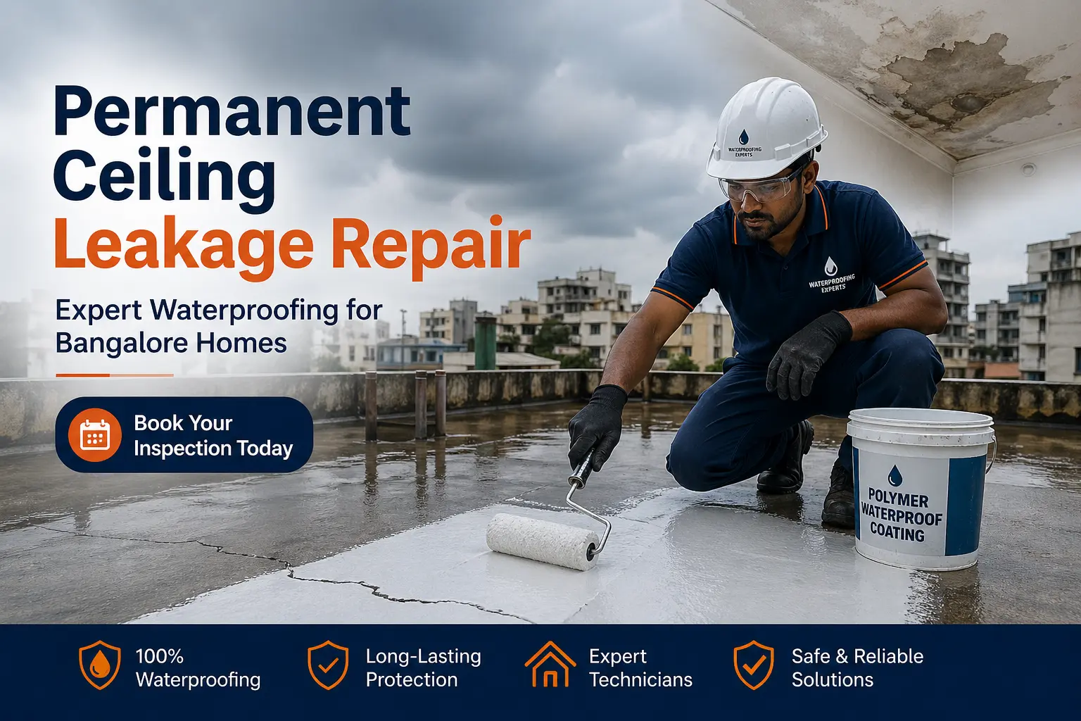 ceiling leakage waterproofing in bangalore
