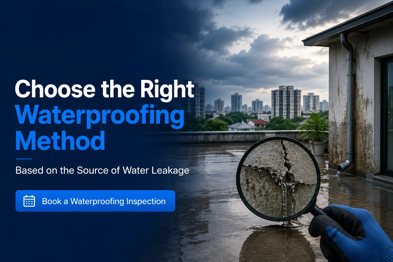how to choose waterproofing method in bangalore