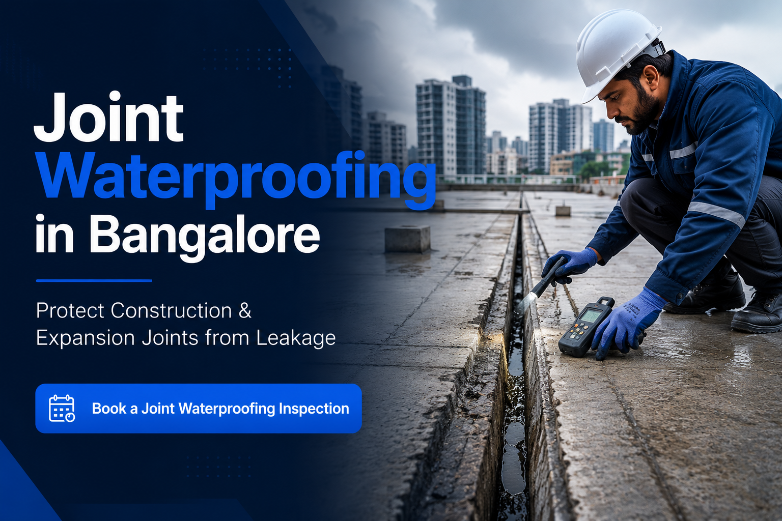 Joint Waterproofing in Bangalore for Construction & Expansion Joints