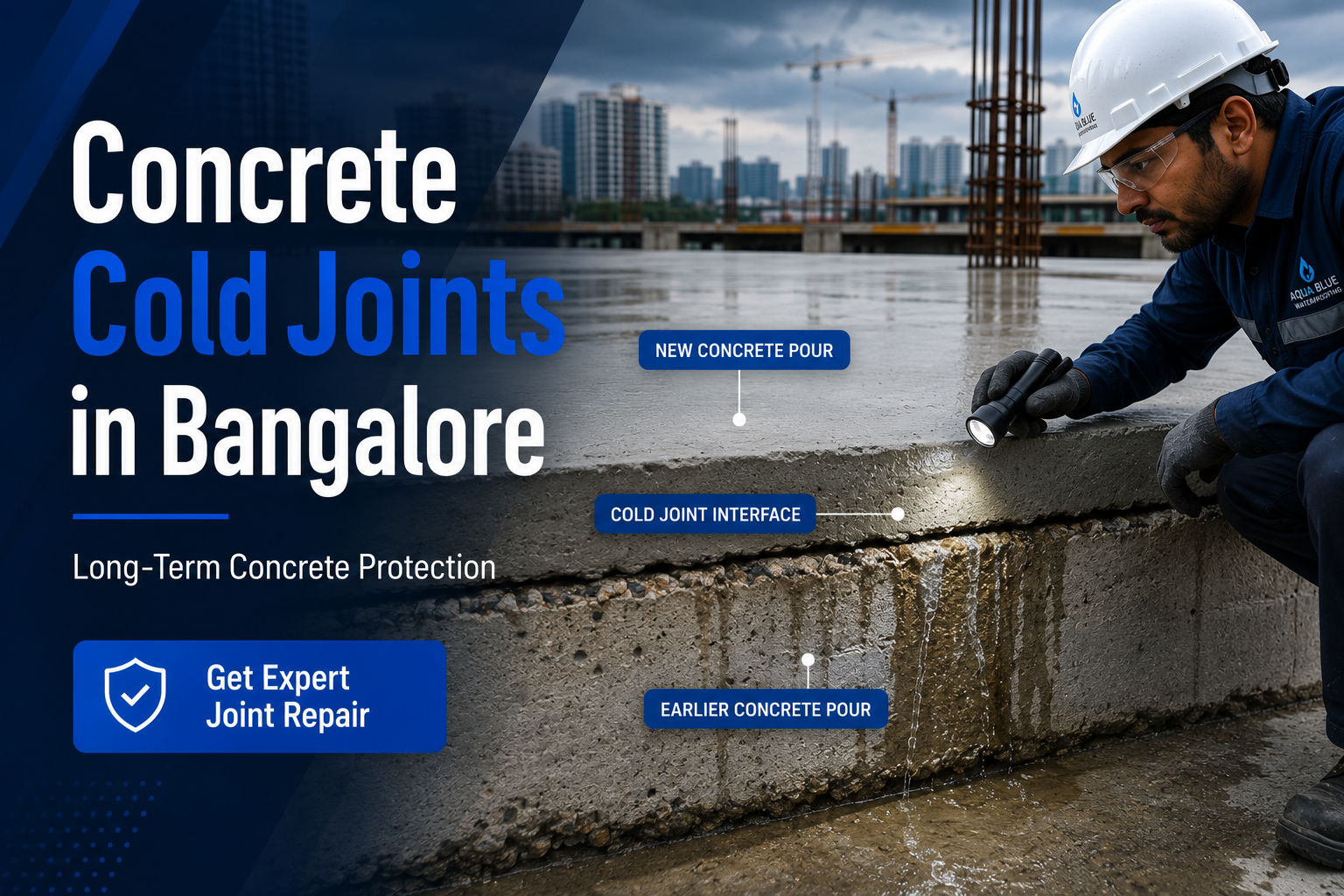 concrete cold joints in bangalore